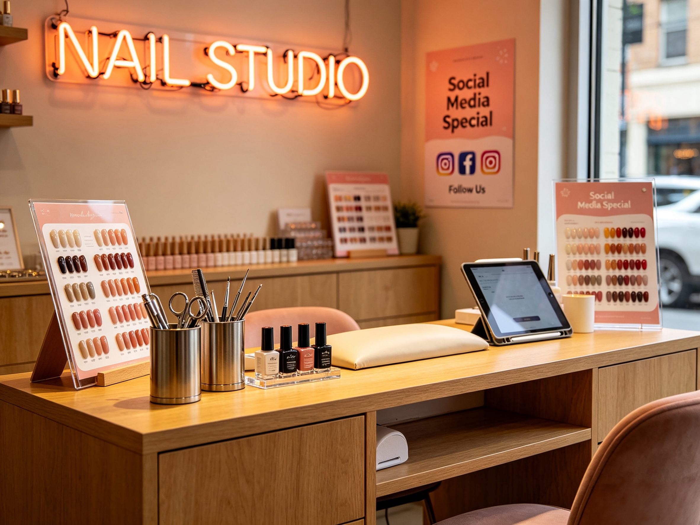 Social media growth engine for salons